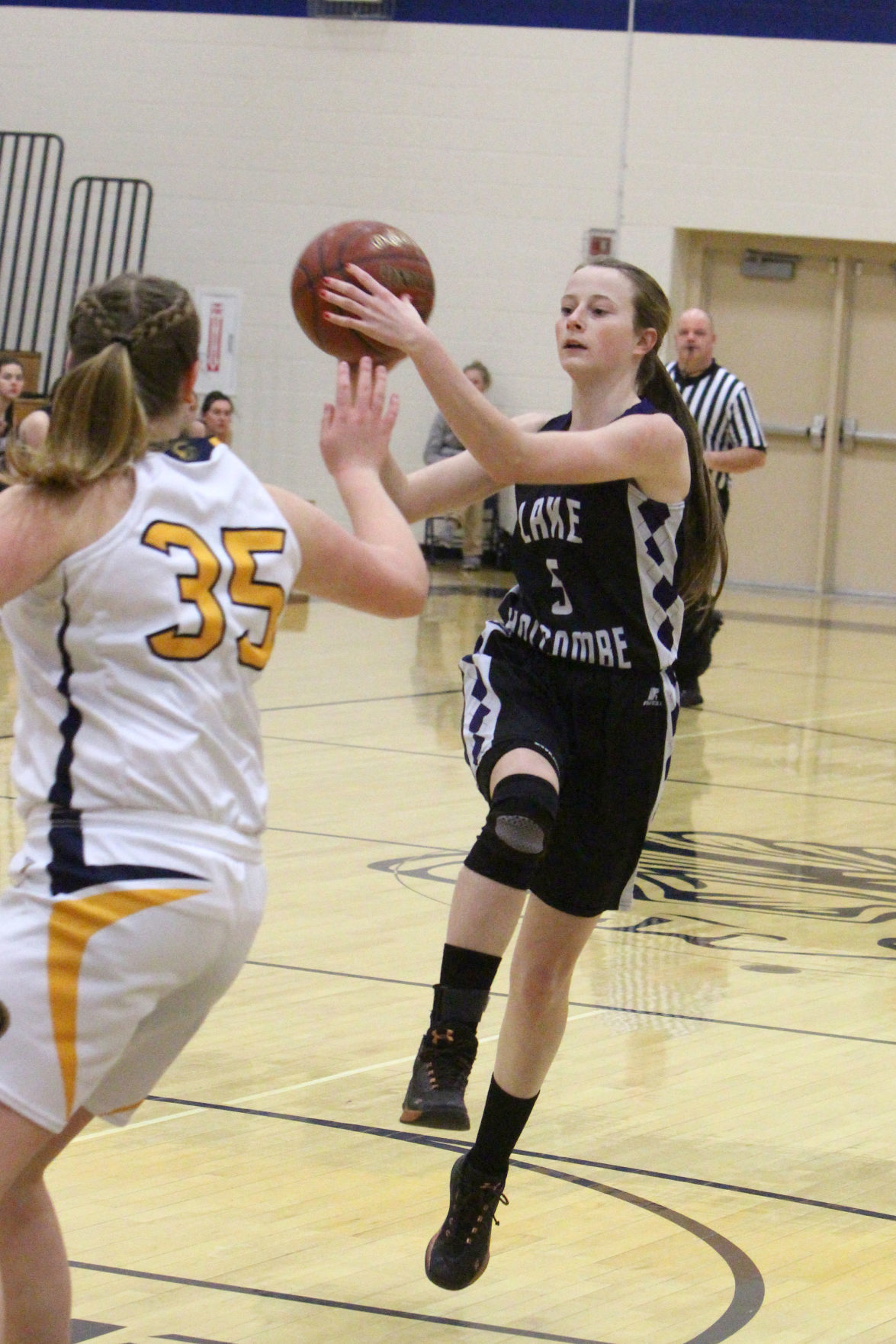 Lake Holcombe at New Auburn girls basketball 2-14-19
